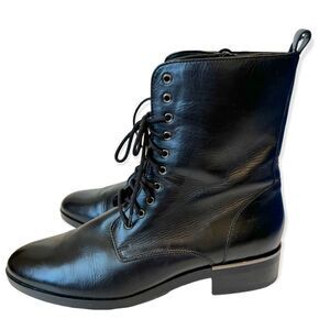 Hogl Soho Lace Up Mid Calf Biker Combat Boots